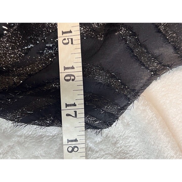 Mlle Gabrielle Dress 12 Black Sequins Sleeveless Cruise Party Flapper Vibes - Picture 16 of 16